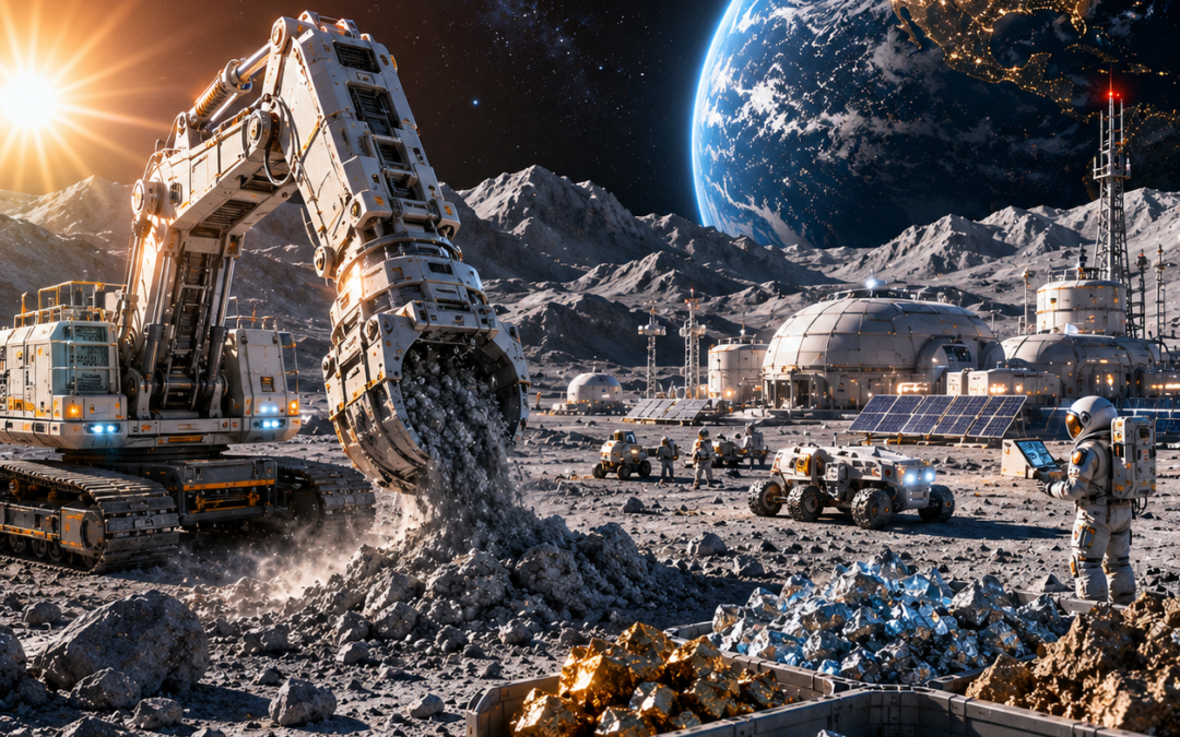 Lunar Mining and the Future of Space Economy: A Deep Dive into Resource Extraction Impacts